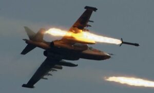 Nigerian Air Force airstrike on terrorist hideout