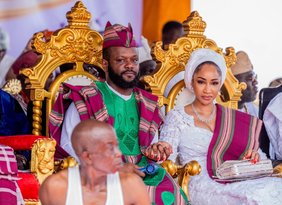 Seyi Tinubu Installed as Òkanlòmọ of Yorubaland, Oyo Speaker Congratulates Him