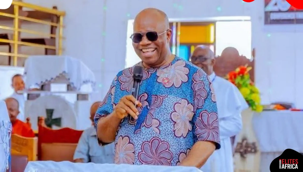 Akpabio Drops Defamation Cases After New Year Church Service