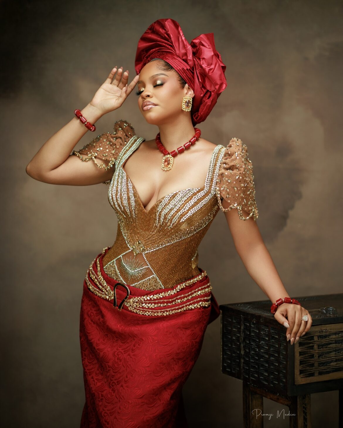 Igbo Brides-to-be! This Stunning Bridal Look Will Have You Glowing Radiantly