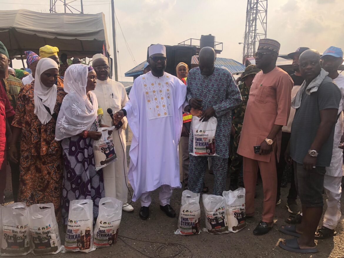 House of Reps Hopeful, ‘Strikah’, Distributes Food Items, Hosts Ramadan Lecture in Ibadan