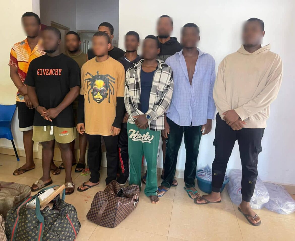 12 Nigerians arrested over cybercrime and human trafficking in Ghana