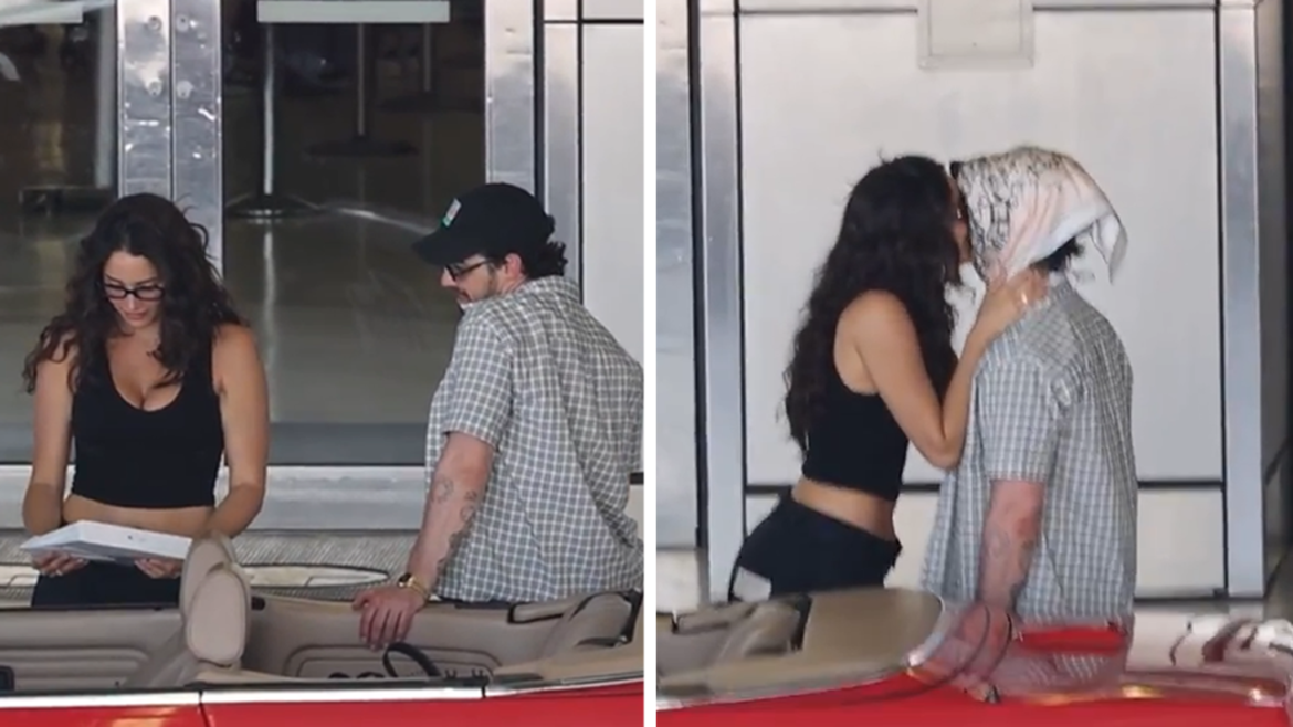 Singer Joe Jonas seen k!ssing model Tatiana Gabriela during airport pickup