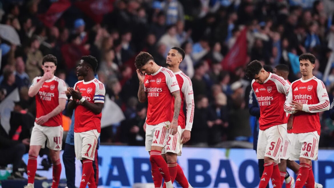 Paul Merson: Arsenal will still win the Premier League despite Carabao Cup final loss to Man City – but it’s the only trophy they will win