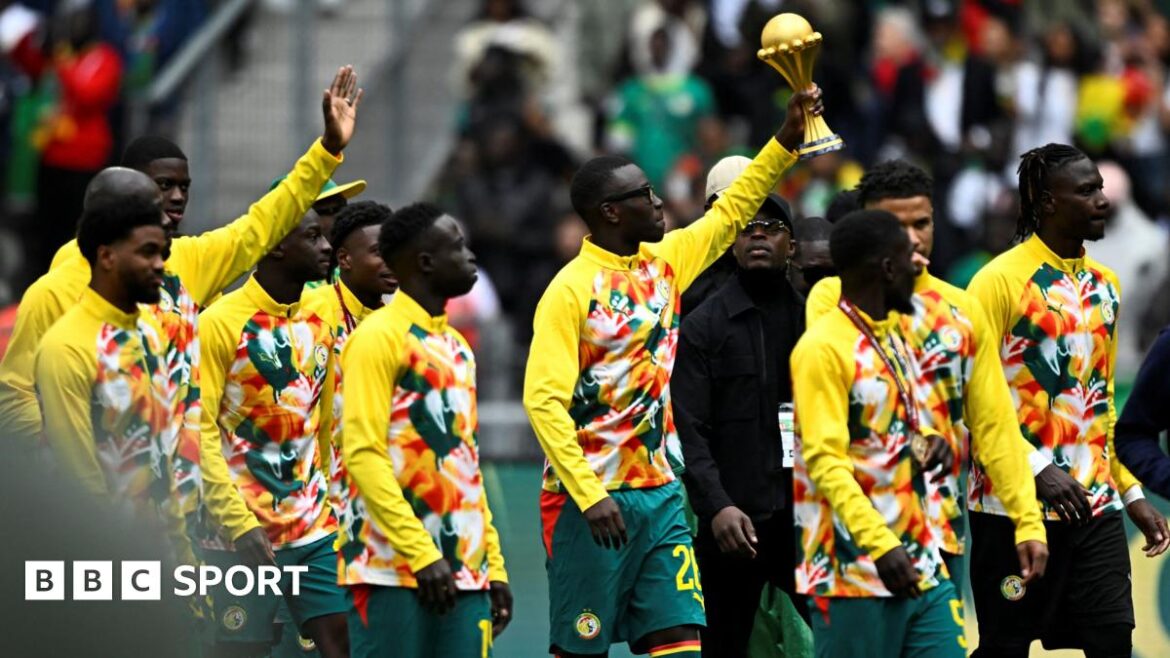 Senegal parade Afcon trophy despite title controversy